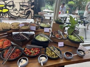 All the salads were tasty but their ceviche is perhaps the best I have ever tried   at YUCAFÉ in Sao Paulo