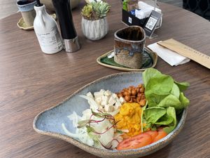 Yummy tofu bowl   at YUCAFÉ in Sao Paulo