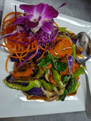 Spicy Eggplant at Thai on Ventura in Encino