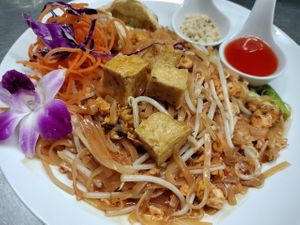 Pad Thai - Fried Tofu at Thai on Ventura in Encino