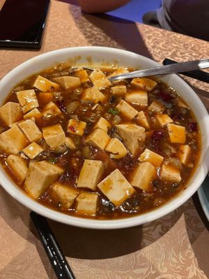 Ma po tofu (ask for no meat)   at Happiness Inn in Newcastle Upon Tyne