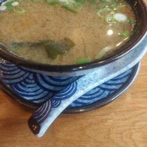 Miso soup at Big Pan in Hennigsdorf