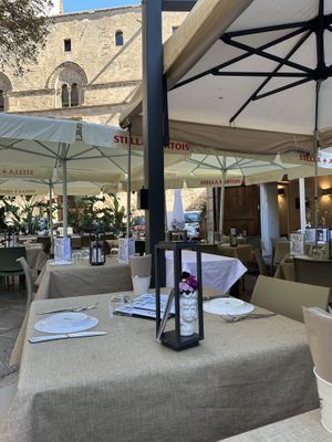 Terrasse extérieure du restaurant   at Quid Gusto Siciliano in Palermo