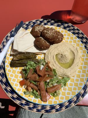 Assiette falafel (14€)  at Tabla in Marseille