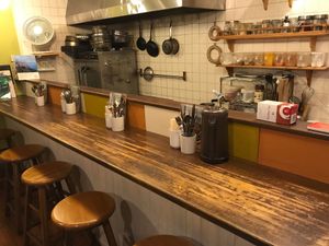 Cosy interior at Gopinatha in Tokyo