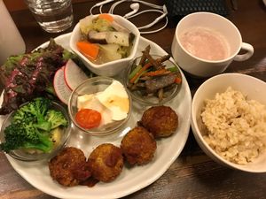 Veggie balls at Gopinatha in Tokyo