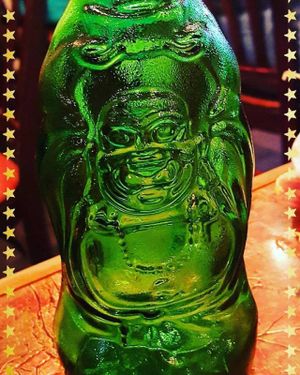 Buddha Bottle! at Caphe Banh Mi in Alexandria