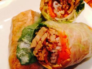 Tamarind rolls at Caphe Banh Mi in Alexandria
