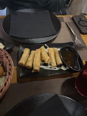 Vegan spring rolls  at Tai Lang Ramen in Alicante