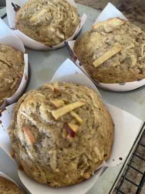 Upside-down Apple Spice Muffins   at Suga & Spice Me  in Bridgeport