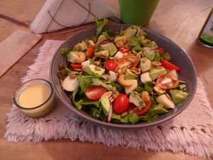 palomito salad at Good Cocina Alternativa in Liberia