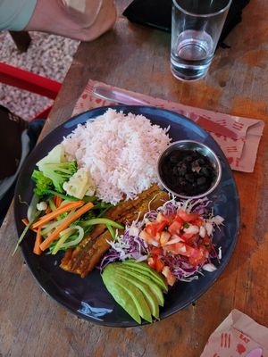Vegan Casado at Good Cocina Alternativa in Liberia