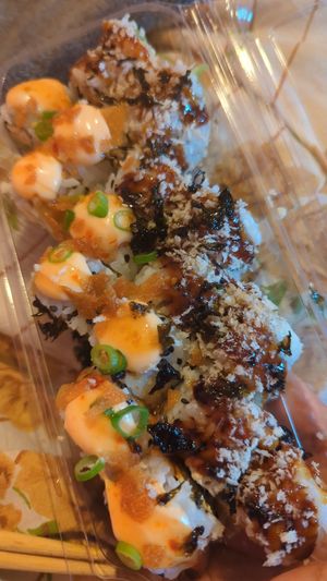 I ordered one of their fall special and the other one was from their regular menu.  at The Avocado Pit - Ahimsa Sushi in Windsor