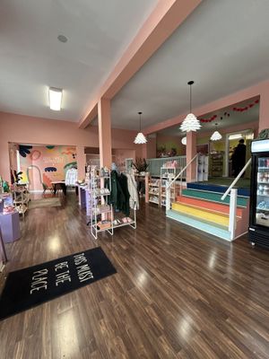 Shopping & matcha bar 1st level, more shopping and sushi 2nd levell  at The Avocado Pit - Ahimsa Sushi in Windsor