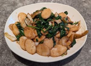 Vegan Shanghai Rice Cakes at Din Tai Fung - Pioneer Place in Portland