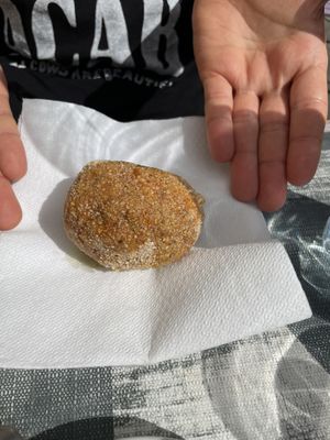 Supplì   at Zeit W Zaatar in Rome