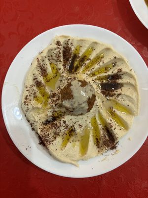 Hummus   at Zeit W Zaatar in Rome
