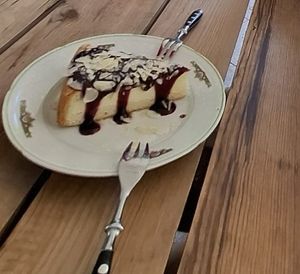 Cheesecake at Pachamama Tapas Bar & Cultura in Pedrogao Grande