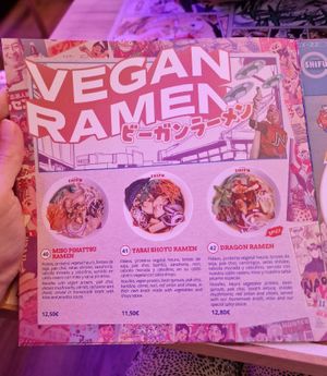 Carta at Ramen Shifu - Gran Via in Valencia