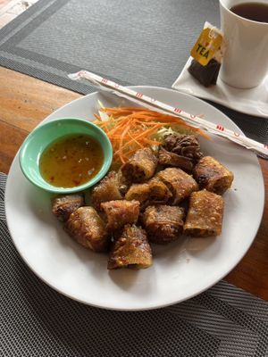   at Veggie's in Vang Vieng