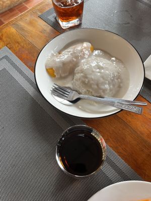   at Veggie's in Vang Vieng