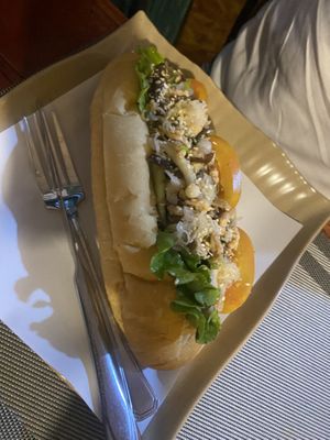   at Veggie's in Vang Vieng