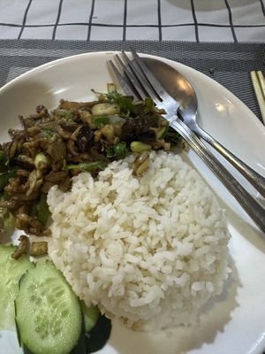   at Veggie's in Vang Vieng