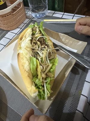   at Veggie's in Vang Vieng