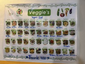 Decoration  at Veggie's in Vang Vieng