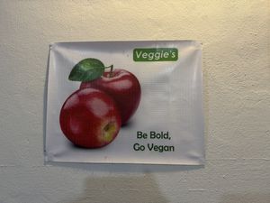 Decoration   at Veggie's in Vang Vieng