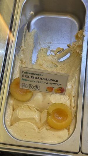   at Gelateria No.7 in Budapest