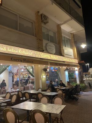   at Curry Palace in Javea