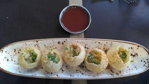 Like the original Pani Puri at Daal Roti - La Casa De Comida India in Barcelona