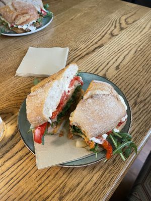 Pickled peppers sandwich   at Parrhesia Cafe in Groningen