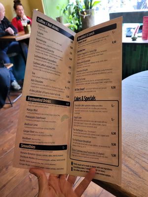 03/2024 menu at Parrhesia Cafe in Groningen