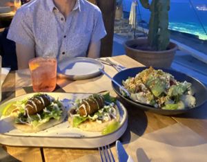   at Amoodi Beach Bar Restaurant in Crete