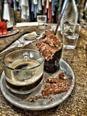 dessert at Carmen Ragosta in Paris