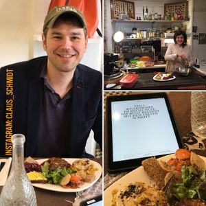 Carmen is an amazing chef and host. We talked a lot :-) at Carmen Ragosta in Paris