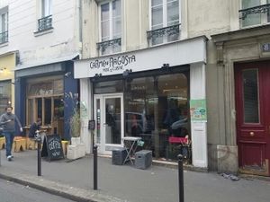 outside at Carmen Ragosta in Paris