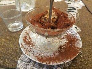 World's Best Tiramisu   at Carmen Ragosta in Paris
