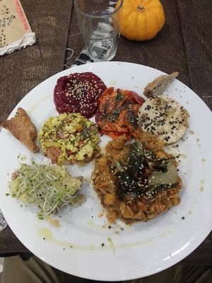 Food exemple at Carmen Ragosta in Paris