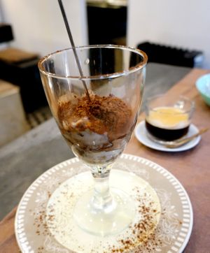 The tiramisu at Carmen Ragosta in Paris
