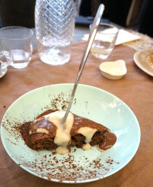 Chocolate cake at Carmen Ragosta in Paris