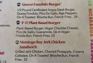 Plant Based Burger  at Paradiso 37 in Orlando