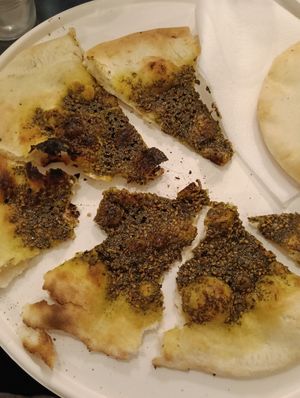 Sumac focaccia at La Terrasanta in Turin