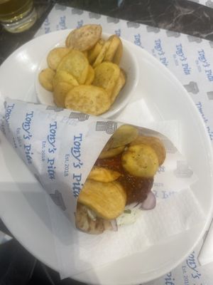   at Tony's Pita in North West London