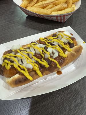 Tofu Dog Coney  at The Burger Spot in Plymouth