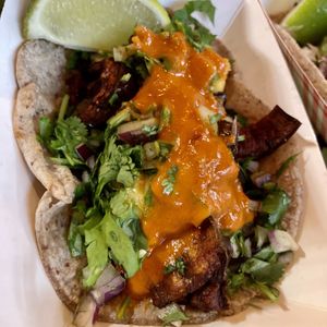 Eggplant taco #Veganuary at Habana Outpost in New Orleans