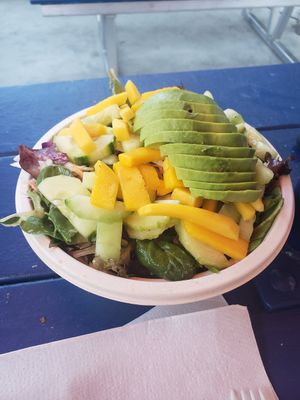 Mango salad with avocado at Habana Outpost in New Orleans