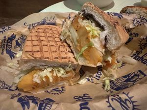 vegan po boy  at Habana Outpost in New Orleans